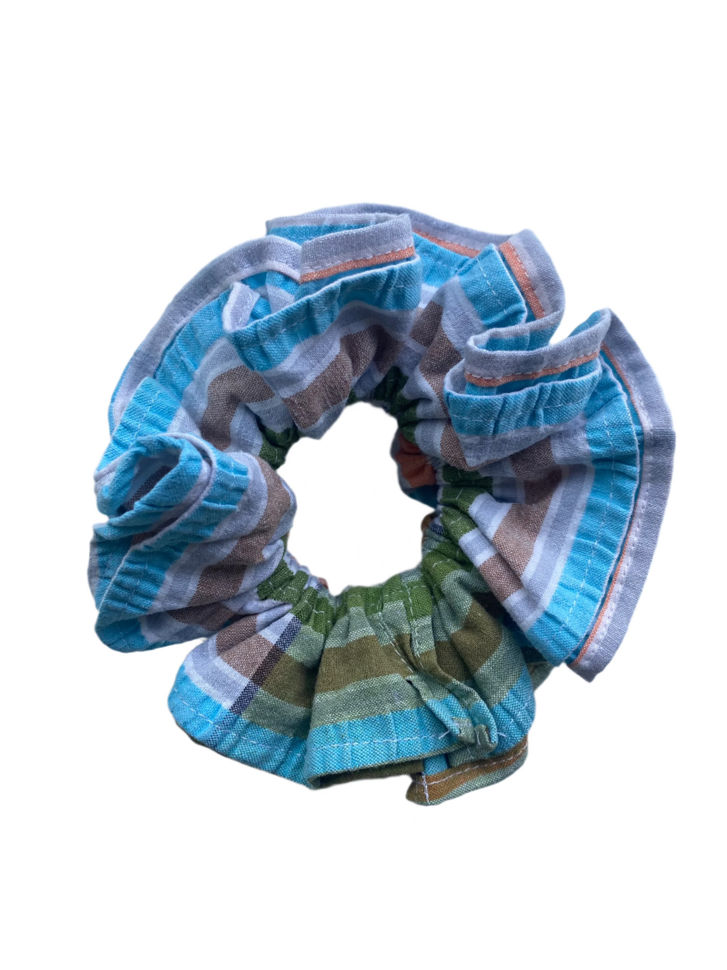 Multi-coloured scrunchie